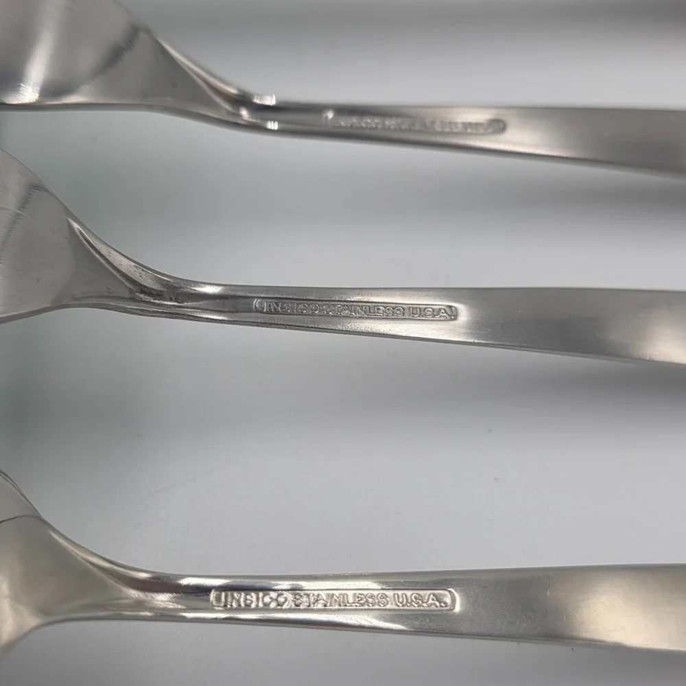 Vtg‎ International Silver Company Flatware Set Insico Stainless USA NASSAU